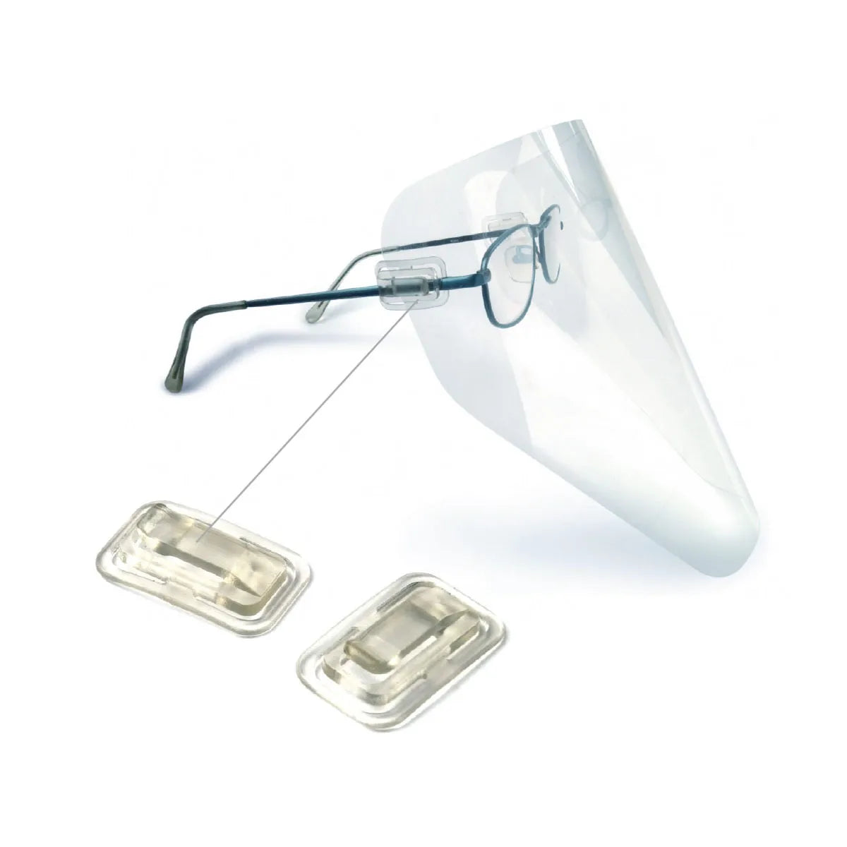 Polydentia Vista-Tec Clipon Face Shields With Clips